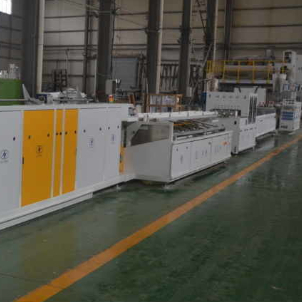Shenzhen HYPET Popular PVC Wire Duct Cable Extrusion Machine With Punching Machine And Slotting Machine
