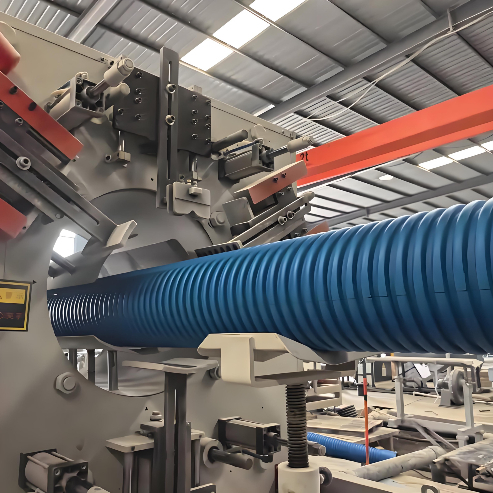 HYPET High Quality HDPE Double Wall Corrugated Pipe Extrusion Machine Manufacturer