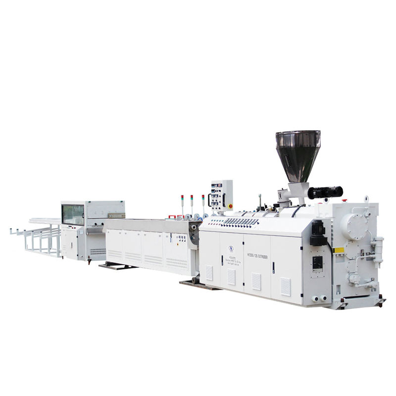 Electric Pvc Pipe Making Machine / PVC Pipe Production Line Four Stations 16-32mm