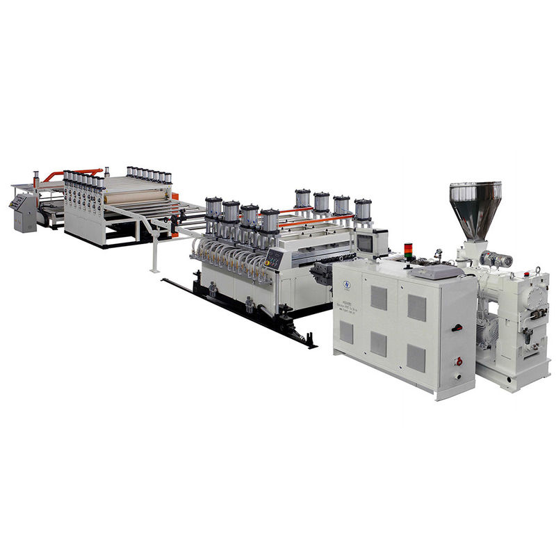 PVC Foam Board Extrusion Machine Max Width 1220 / Wpc Board Making Machine 400kg/H