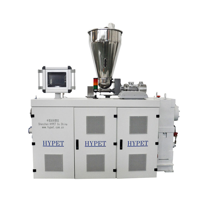 30KW Motor Power Twin Screw Extruder ZS55/120 for UPVC CPVC OPVC SOFT HARD PVC 4 Heating Zones Output 280kg/h