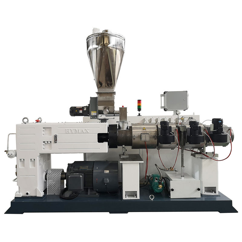 30KW Motor Power Twin Screw Extruder ZS55/120 for UPVC CPVC OPVC SOFT HARD PVC 4 Heating Zones Output 280kg/h