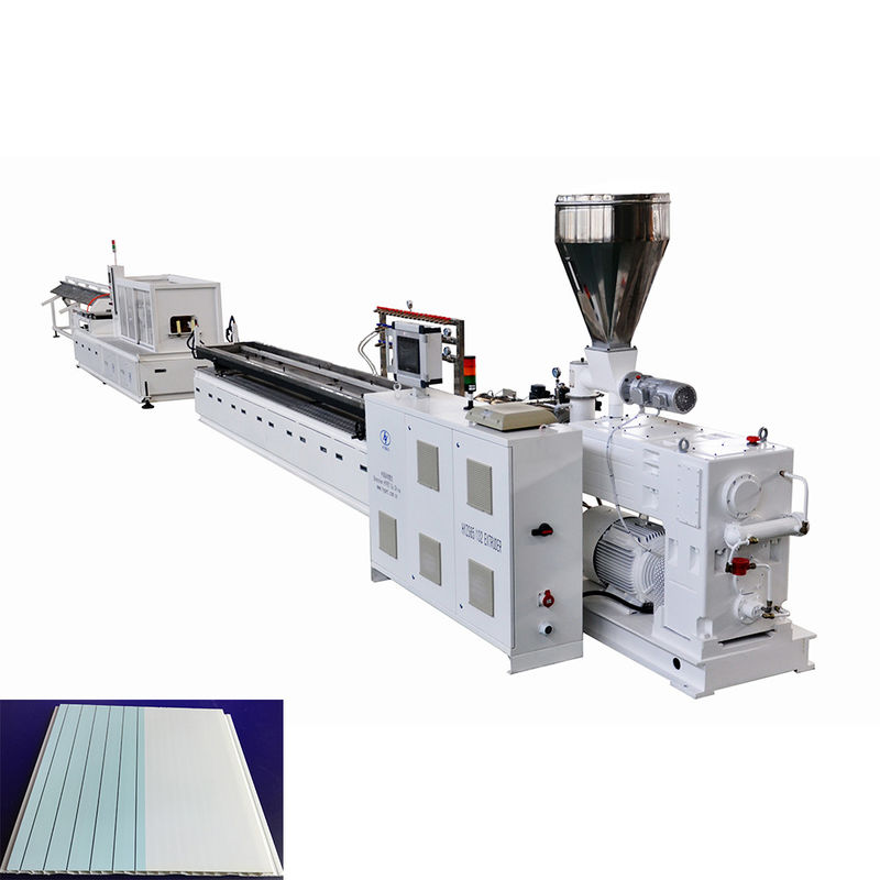 450-600mm PVC Roof Wall Ceiling Decoration Panel Making Machine Twin Screw Extruder HYZS80/156 55kw
