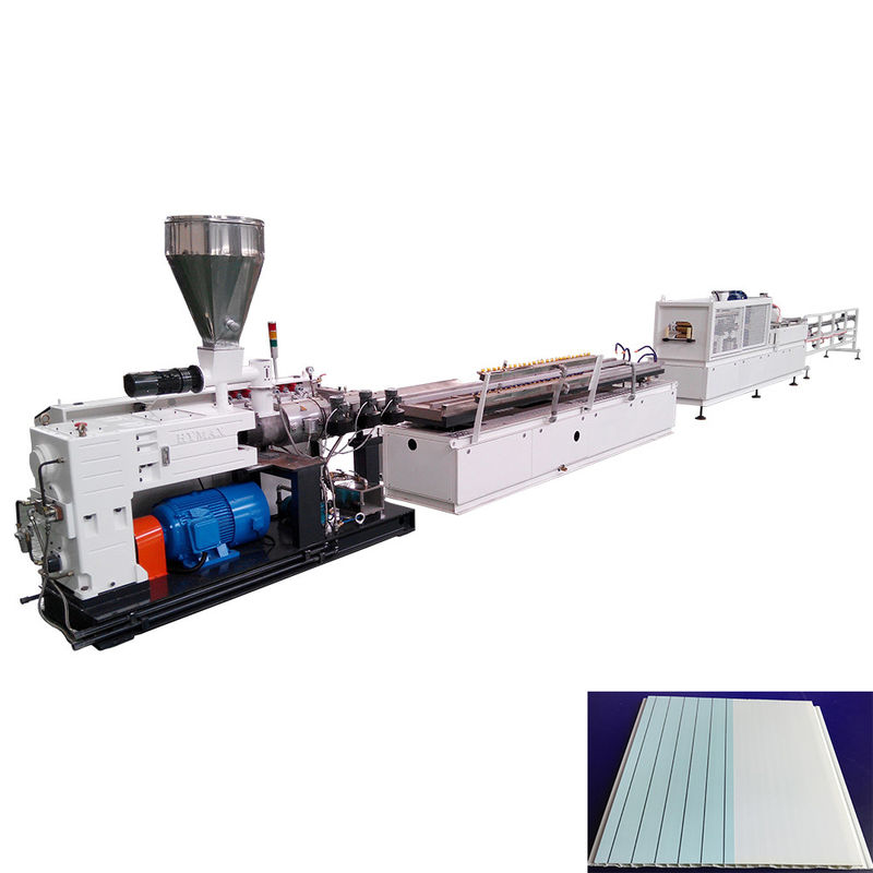 600mm Integrated PVC Ceiling Panel Machine WPC Ceiling Wall Panel Manufacturer Extruder ZS65/132