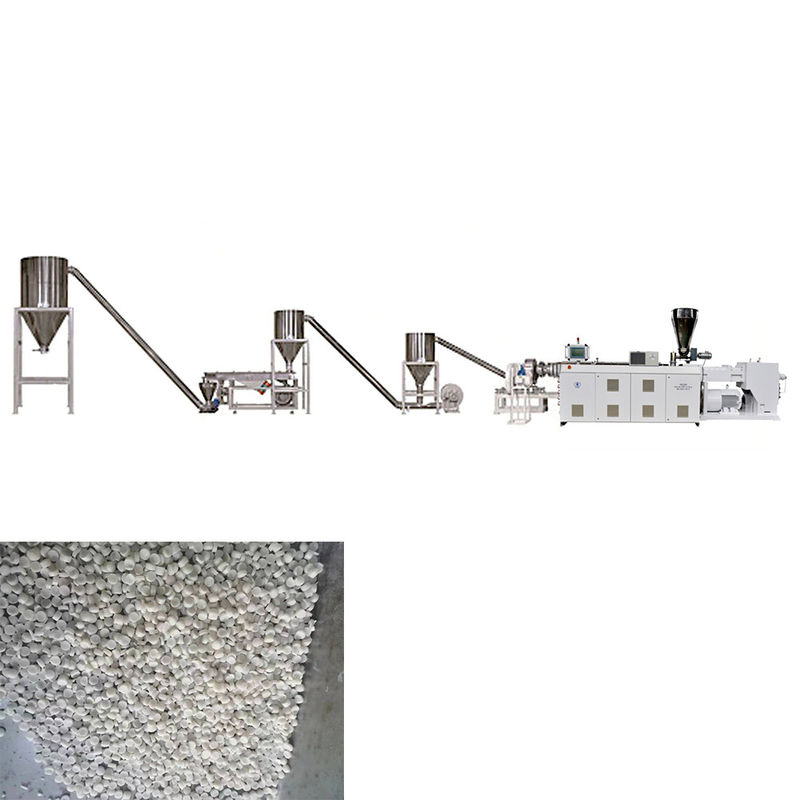 High Capacity PVC Pelletizing Machine PVC Recycle Granule Production Line For Cable Transparent PVC Pellet