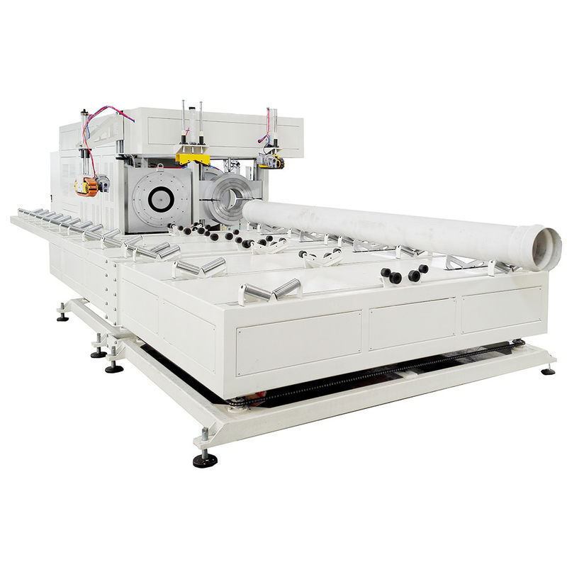 Auto CNC Controlled PVC Pipe Threading Making Machine For Different Sizes 250/315/400/500mm