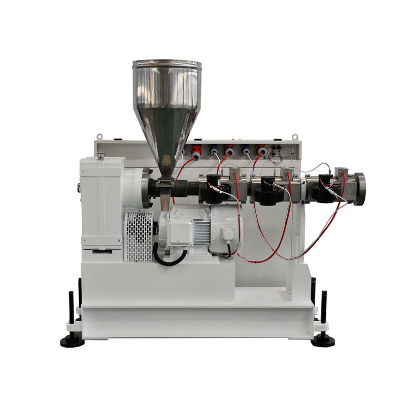 SJ55/28 11KW Motor Power Air Cooling Single Screw Extruder for Polypropylene Processing