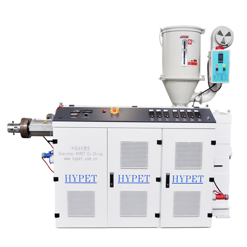 SJ55/28 11KW Motor Power Air Cooling Single Screw Extruder for Polypropylene Processing