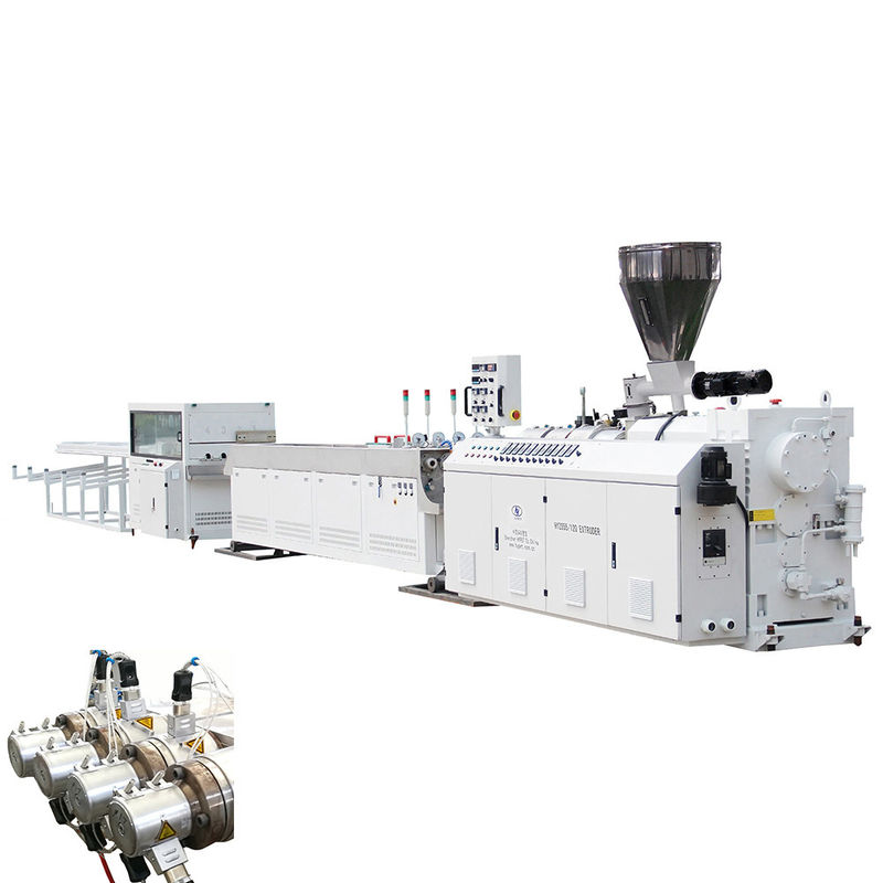 PVC Pipe Production Line / PVC Pipe Extrusion Machine 16mm - 32mm In 4 Stations