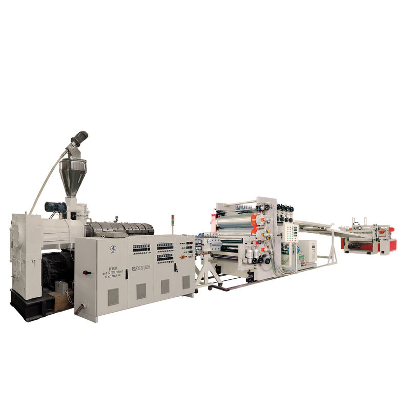 Pvc Free Foamed Board Extrusion Line For Decoration Sheet Making 1220mm Width
