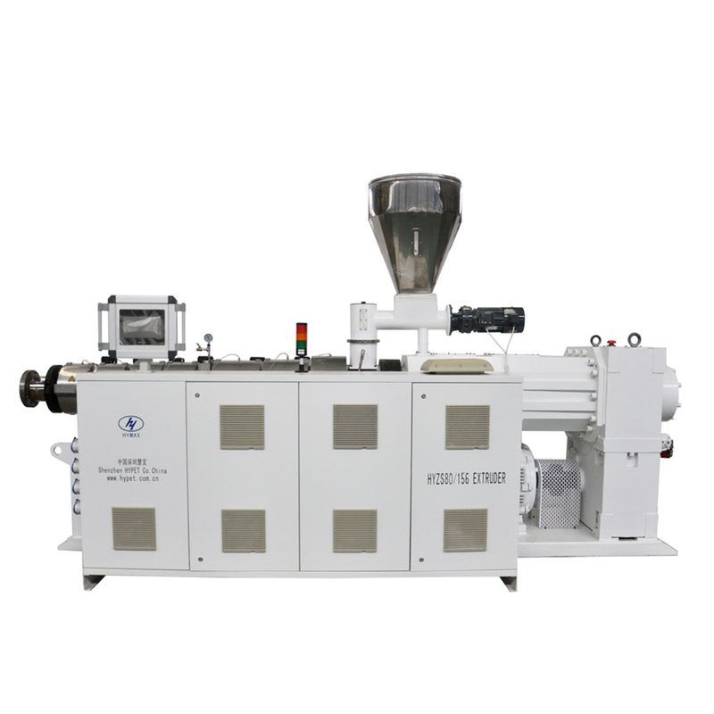 75kw Motor PVC ZS80/173 Twin Screw Extruder for Euro Tech Conic Output 750kg/h
